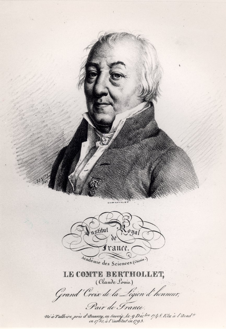 Conde Claude Louis Berthollet (1748-1822) de Julien Leopold Boilly