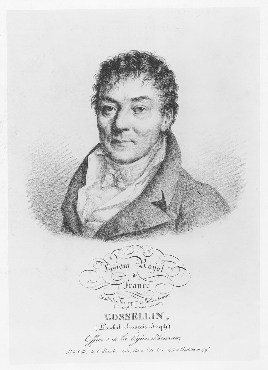 Retrato de Pascal Joseph François Gosselin, 1821 de Julien Leopold Boilly
