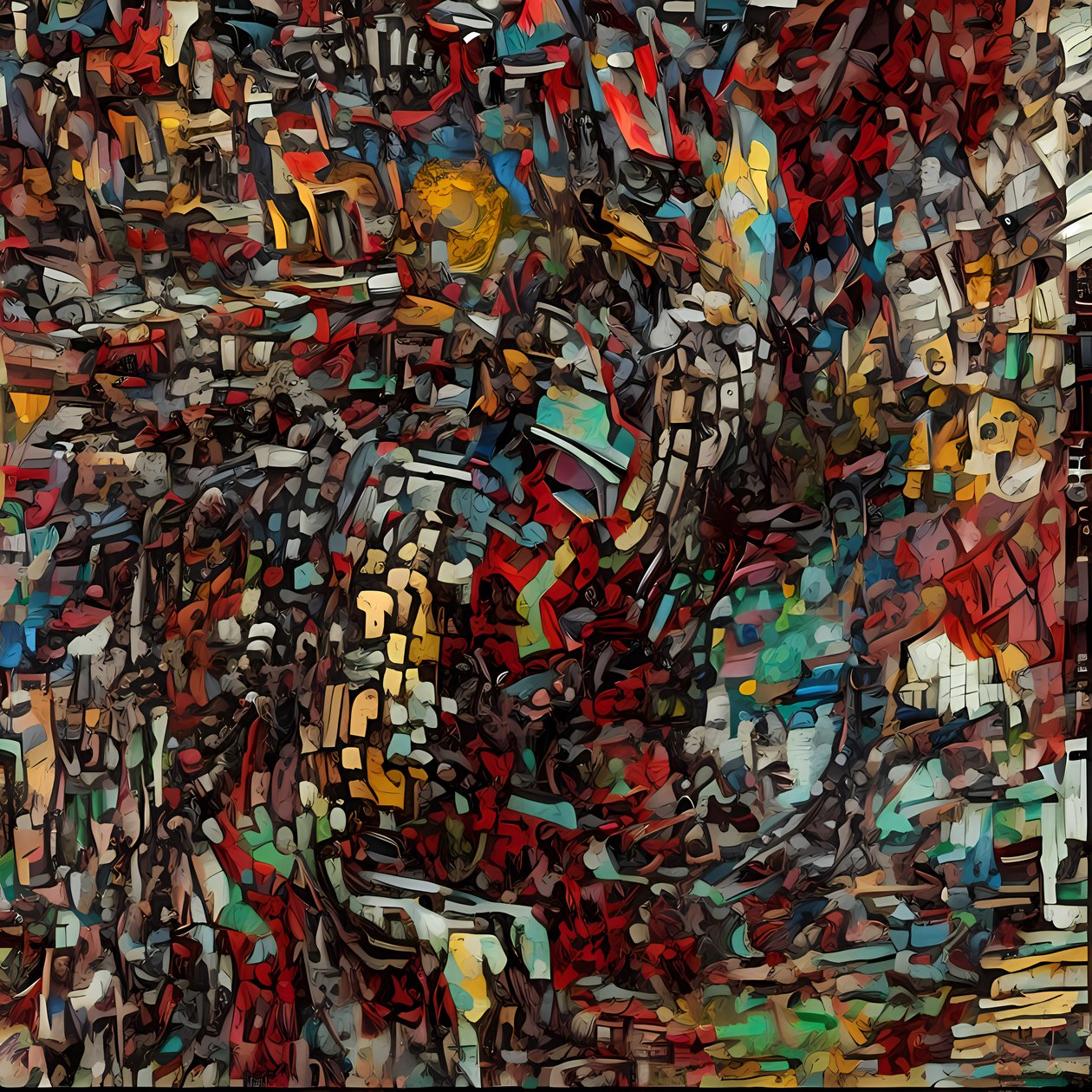Partículas de colores de Julien Decapo