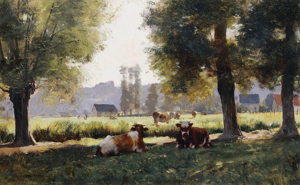 Pradera en Arques-la-Bataille, Normandía de Julien Dupre