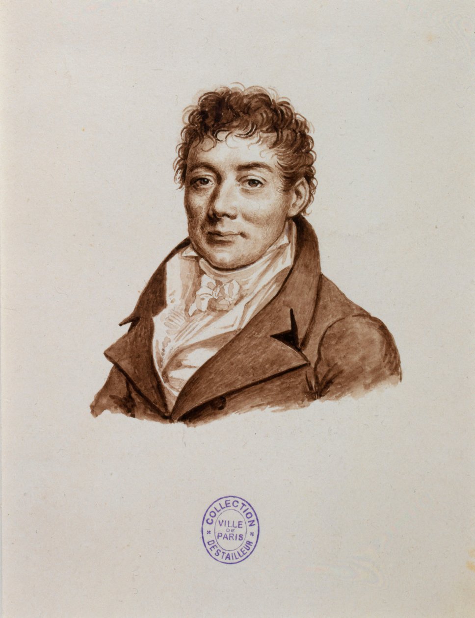 Retrato de Gosselin (Pascal-Fr.), erudito geógrafo, miembro de la Academia de Inscripciones y Bellas Letras de Julien Leopold Boilly