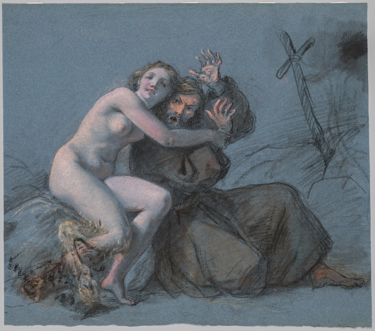 La tentación de San Antonio de Julien Leopold Boilly
