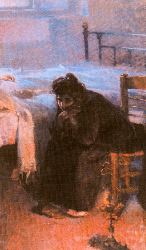 Horas de angustia de Julio Romero de Torres