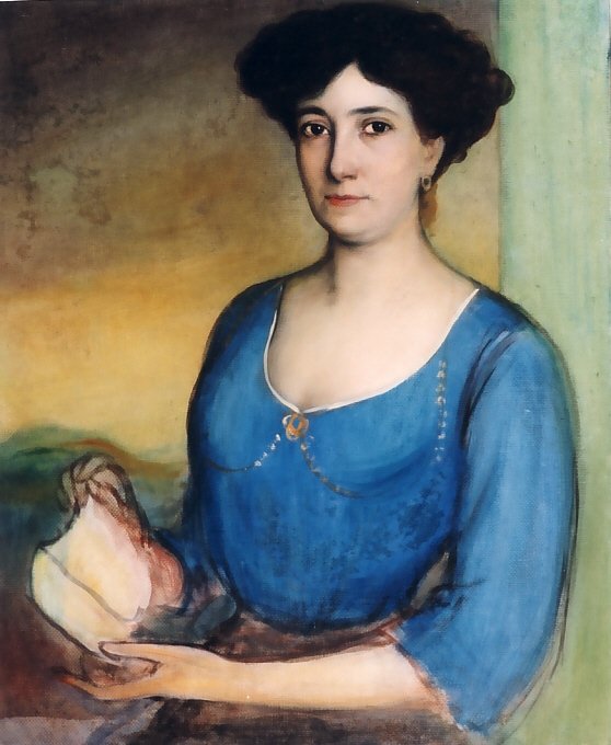 La señora de Casanueva (boceto para el retrato) de Julio Romero de Torres