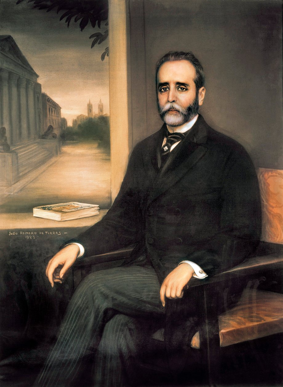 Retrato de José Sánchez Guerra (1859-1935), político, abogado y periodista español de Julio Romero de Torres