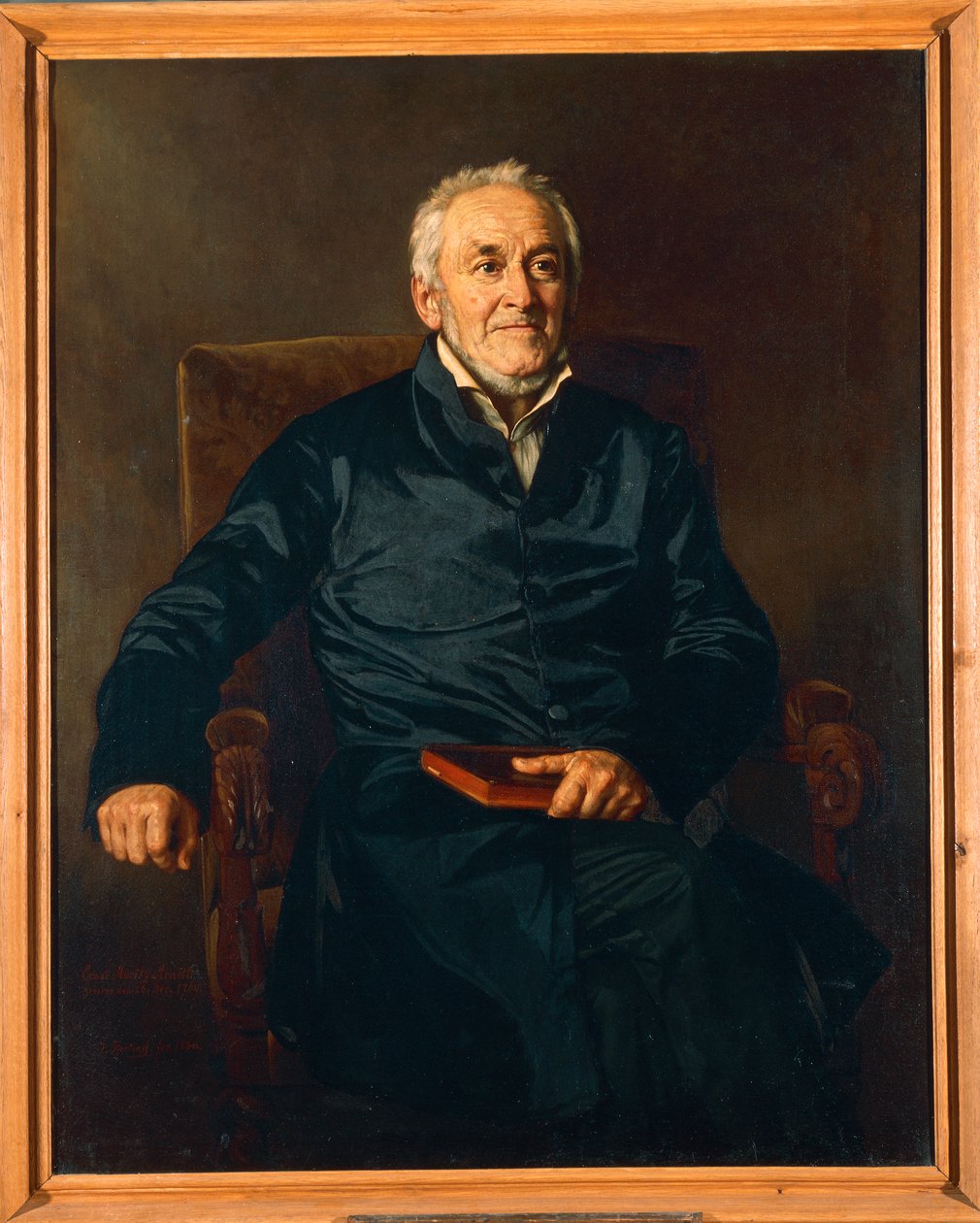 Ernst Moritz Arndt (óleo sobre lienzo) de Julis Amatus Roeting