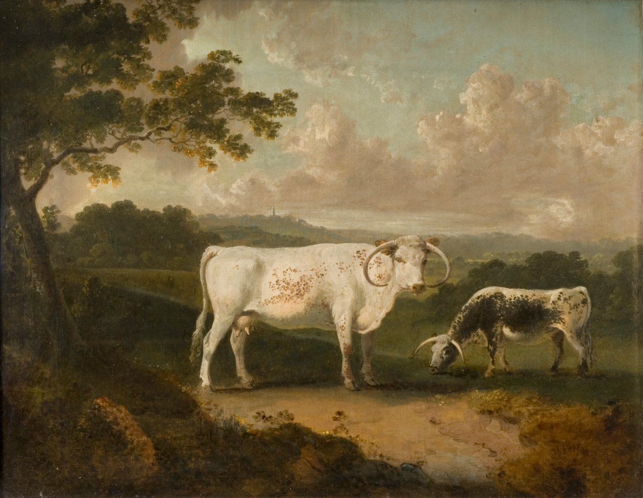Kenwood, el ganado de pedigrí de Lord Mansfield, 1797 de Julius Caesar Ibbetson