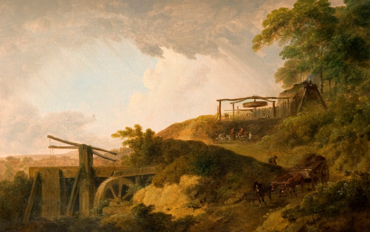 La rueda de Watershot de Julius Caesar Ibbetson