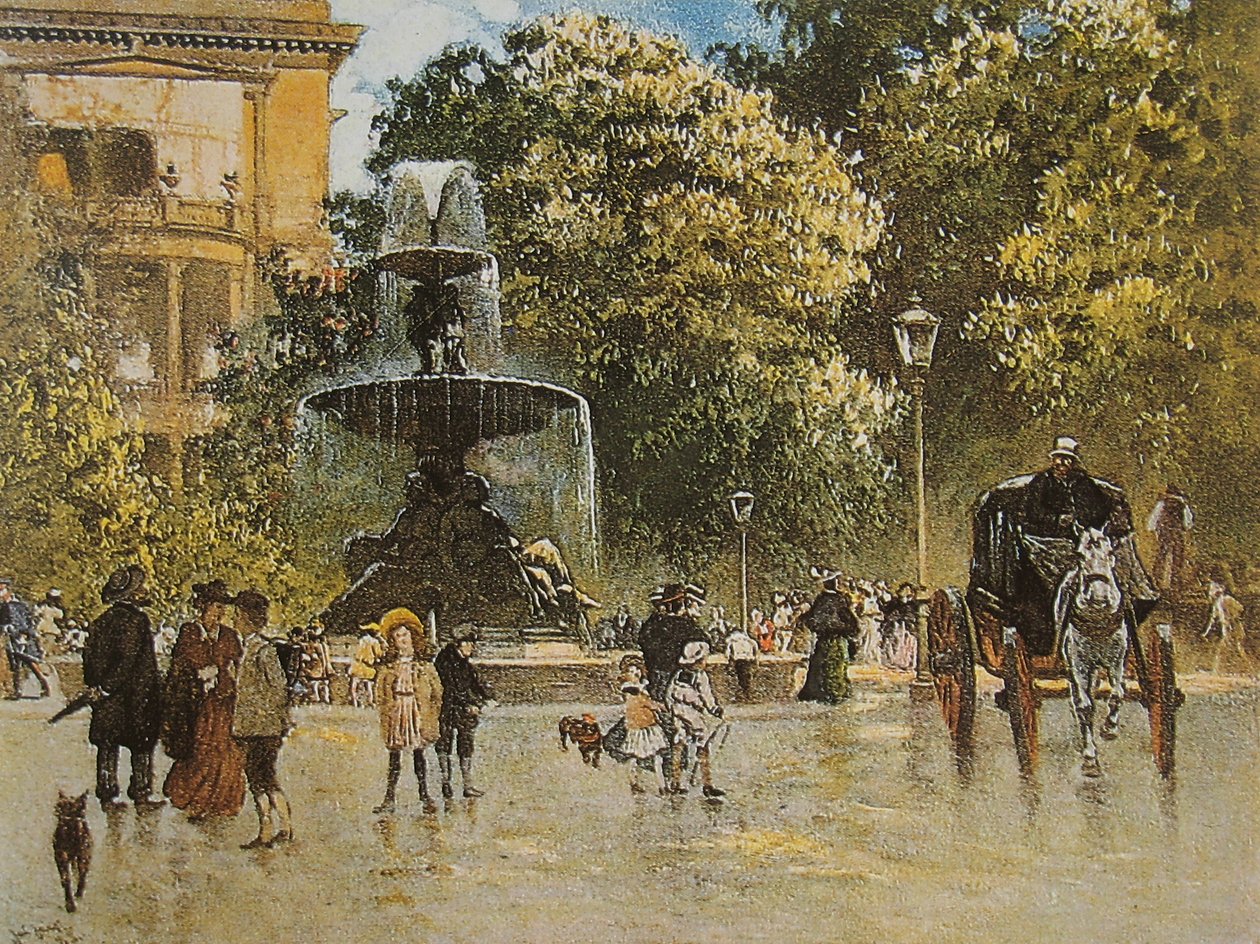 Kemperplatz, Berlín antiguo, 1889 de Julius Jacob