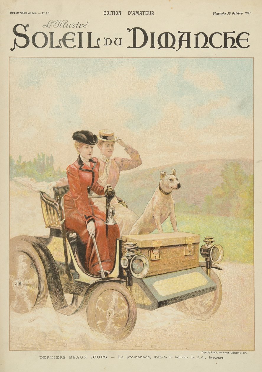 Fin del verano, el paseo, de la portada de 