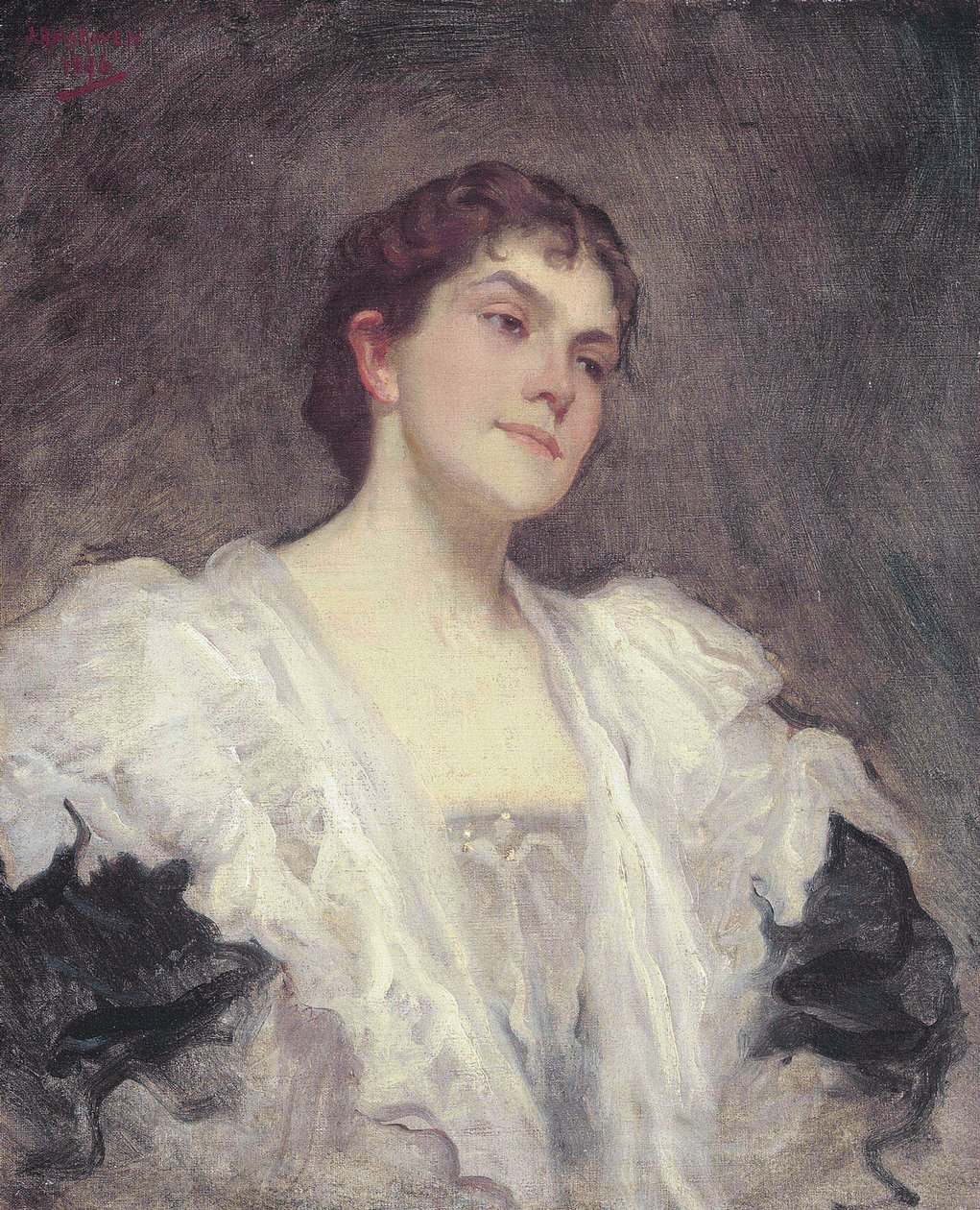La cantante Lady Lillian June Henschel de soltera Bailey de Julius C. Rolshoven