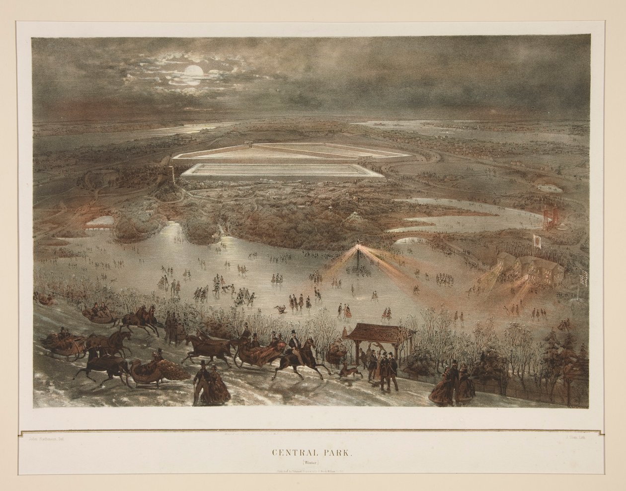 Parque Central (Invierno) de Julius Bien