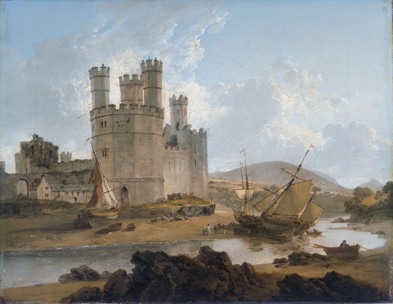 Castillo de Caernarvon, 1792 de Julius Caesar Ibbetson