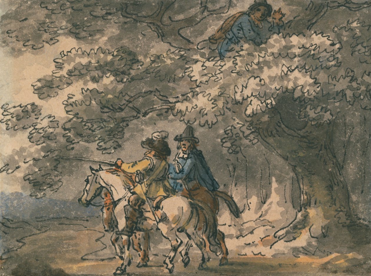 El encubrimiento de Carlos II de Julius Caesar Ibbetson