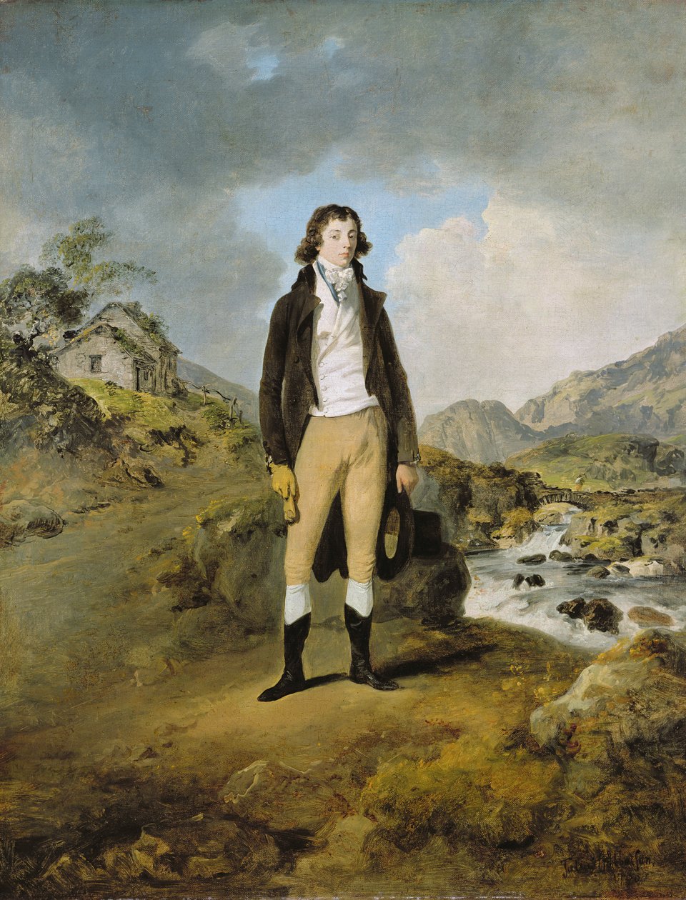 Retrato de un joven de Julius Caesar Ibbetson