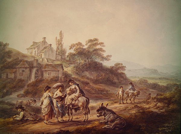 El molino de agua de Julius Caesar Ibbetson