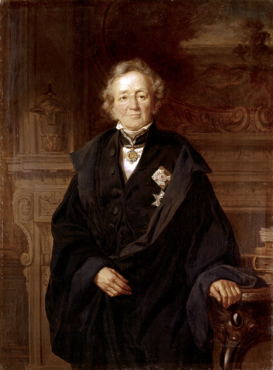 Leopold von Ranke : Retrato 1868 (óleo)