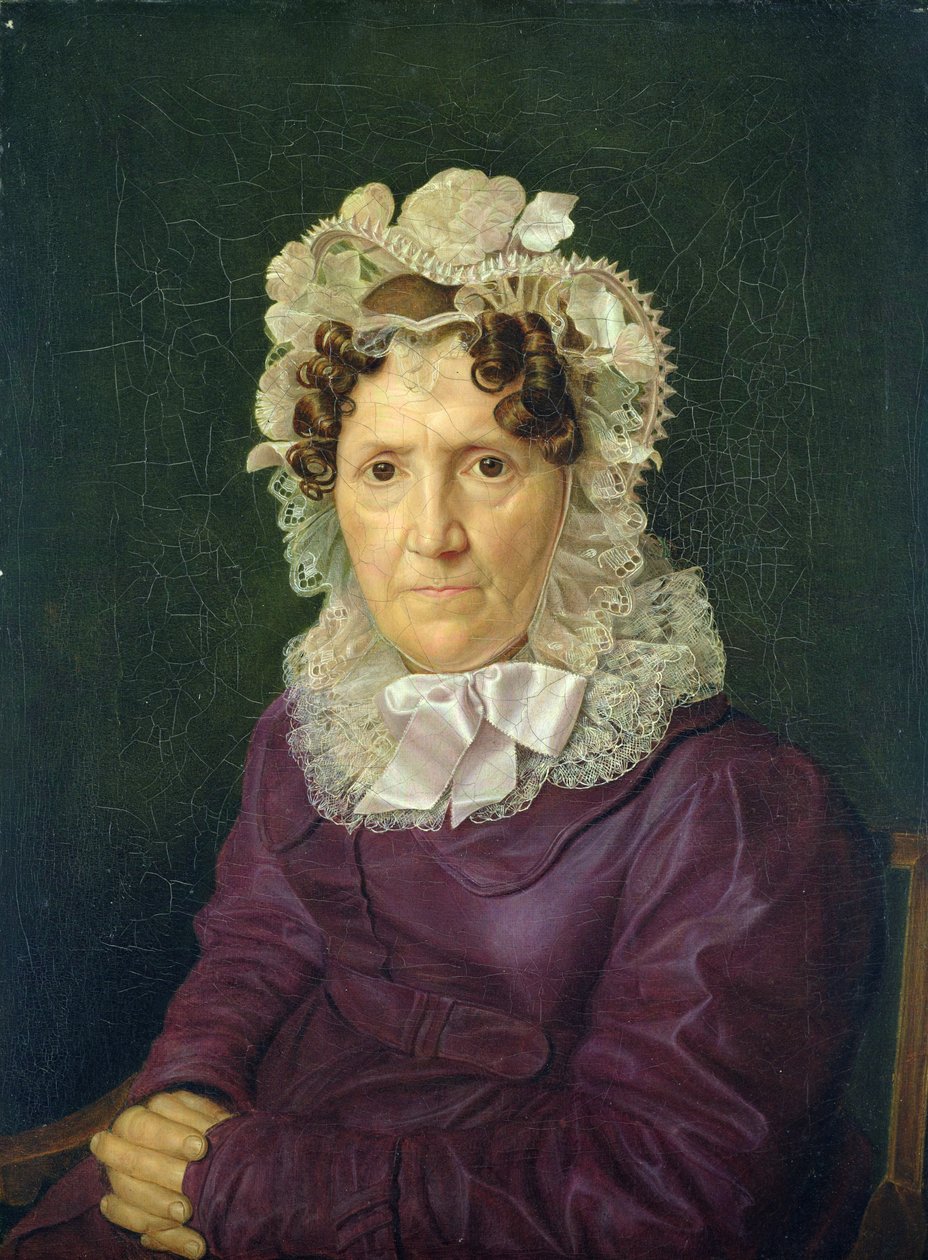 Ángel Sophia Hase, la tía del artista, 1828 de Julius Oldach