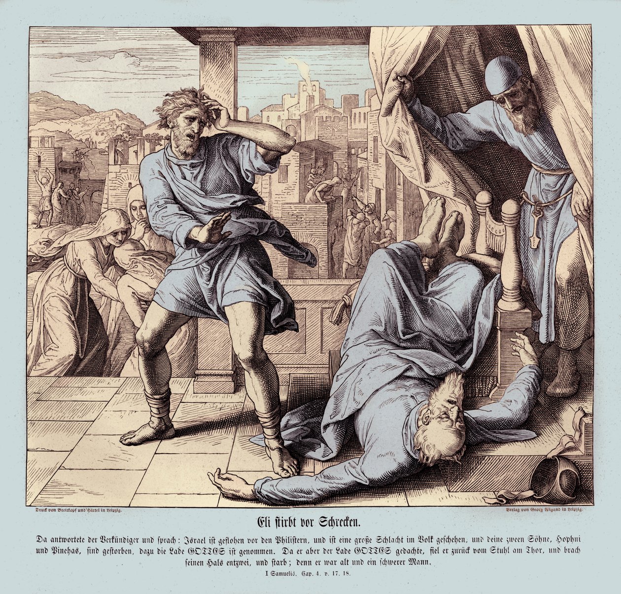 Muerte de Elí de Julius Schnorr von Carolsfeld