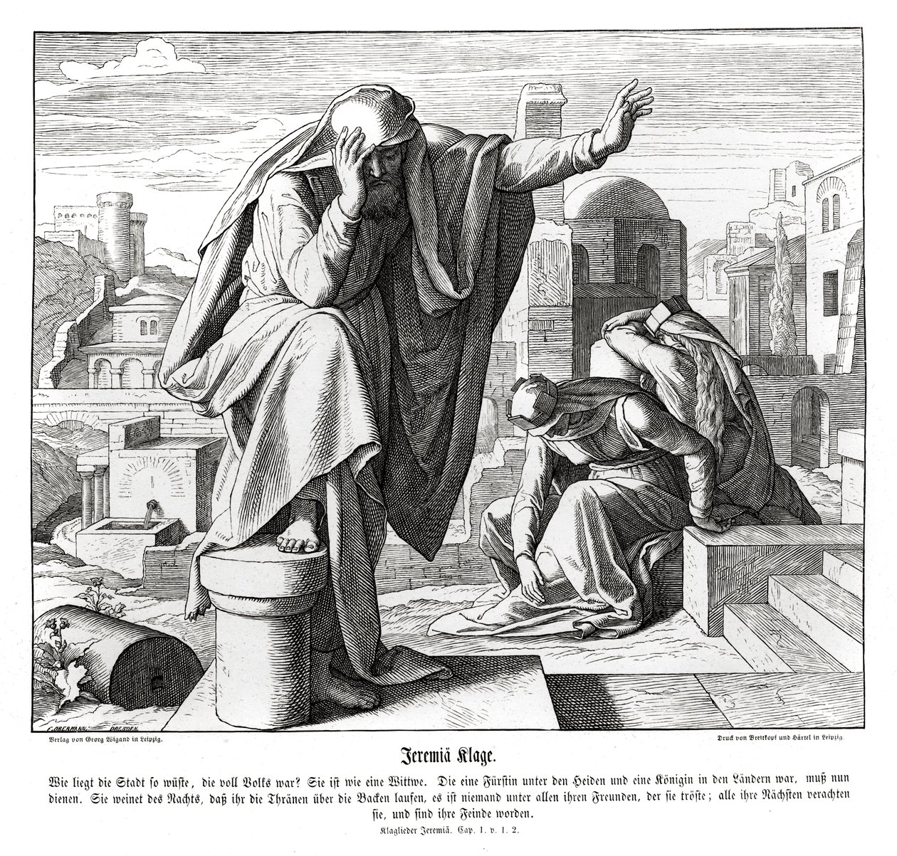Lamentaciones de Julius Schnorr von Carolsfeld
