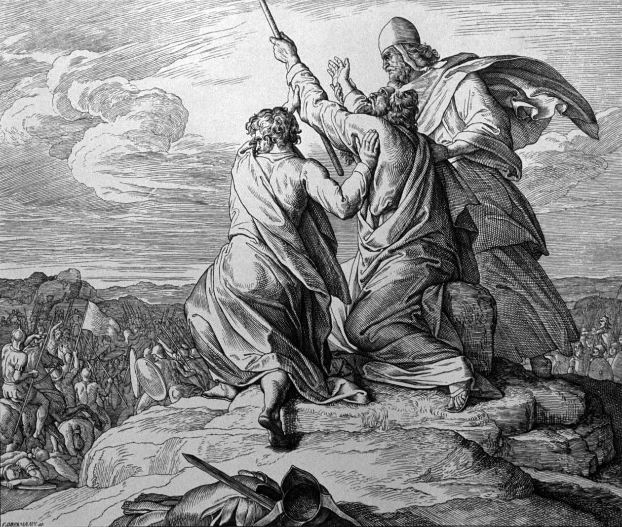 Milagro de Moisés de Julius Schnorr von Carolsfeld