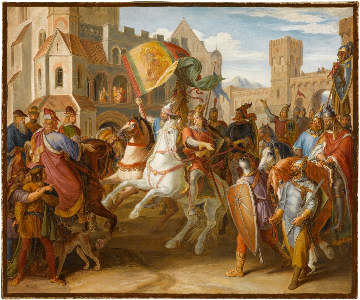 El regreso triunfal de Sigfrido de Julius Schnorr von Carolsfeld