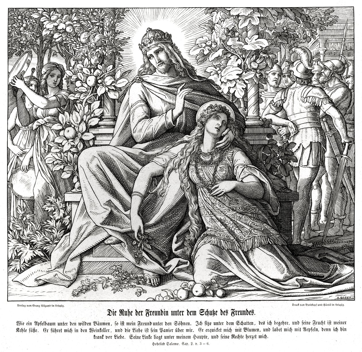 Cantar de los Cantares de Julius Schnorr von Carolsfeld