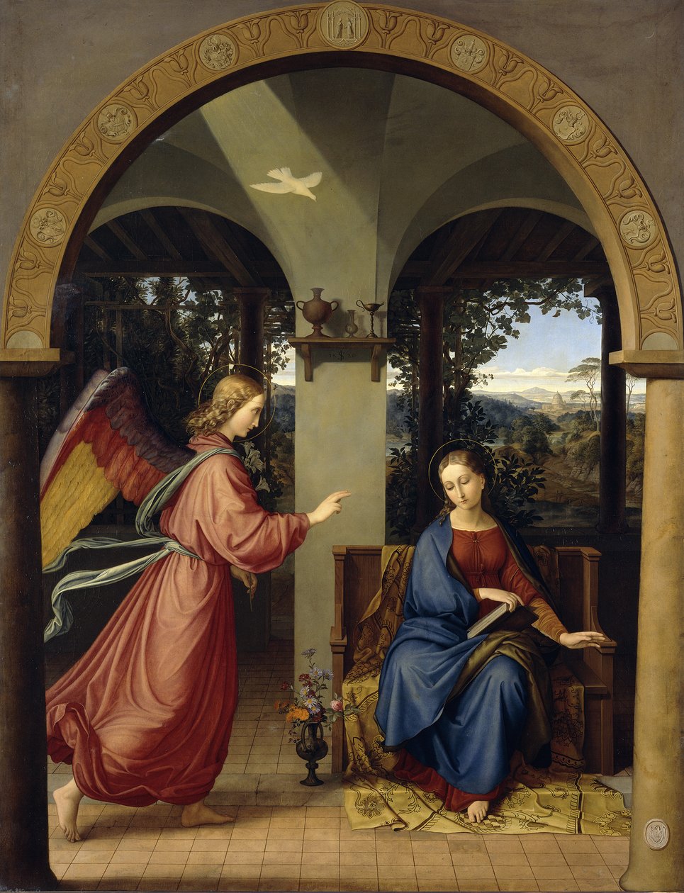 Anunciación de Julius Schnorr von Carolsfeld
