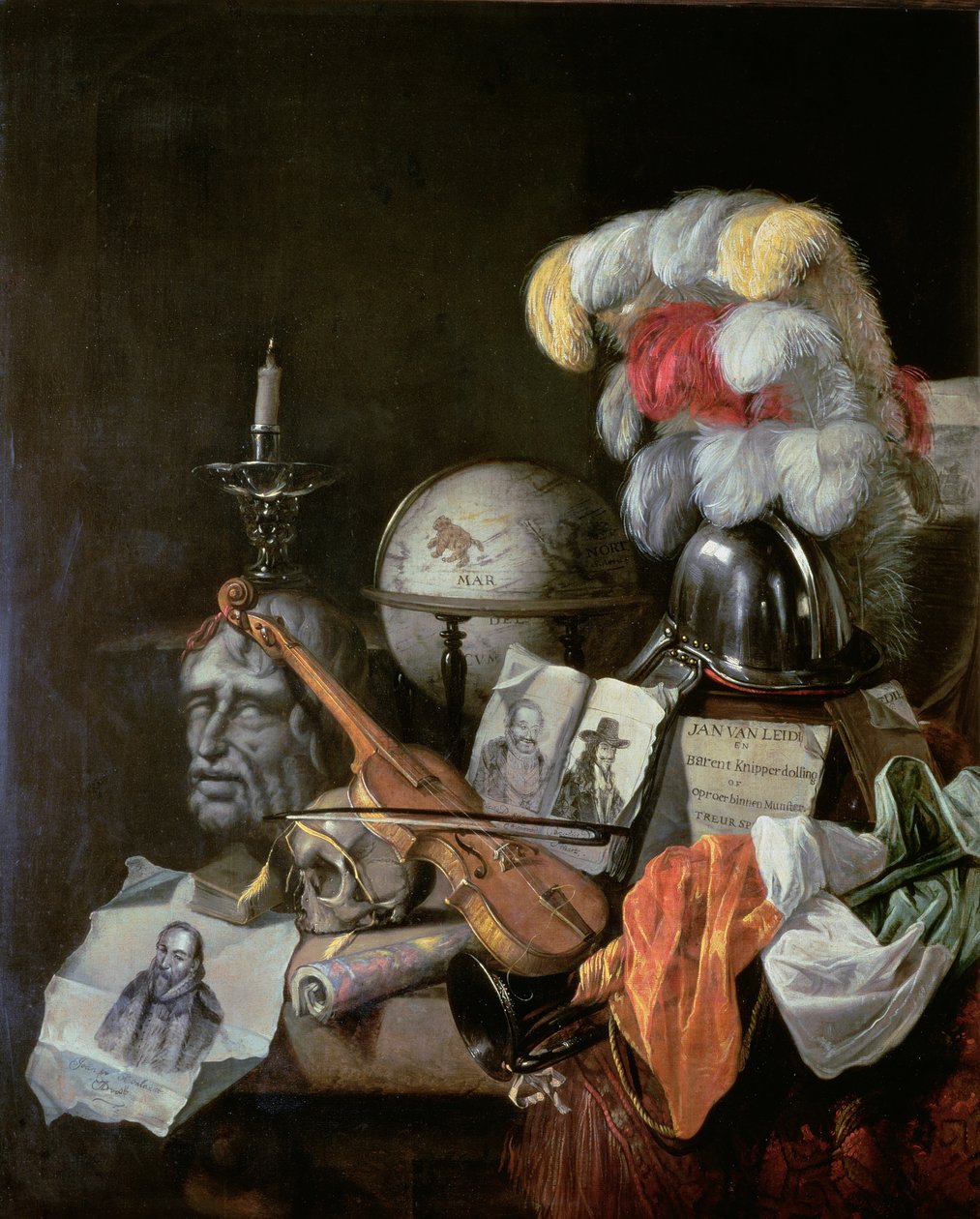 Vanitas (óleo sobre lienzo) de Jurian van Streeck or Streek