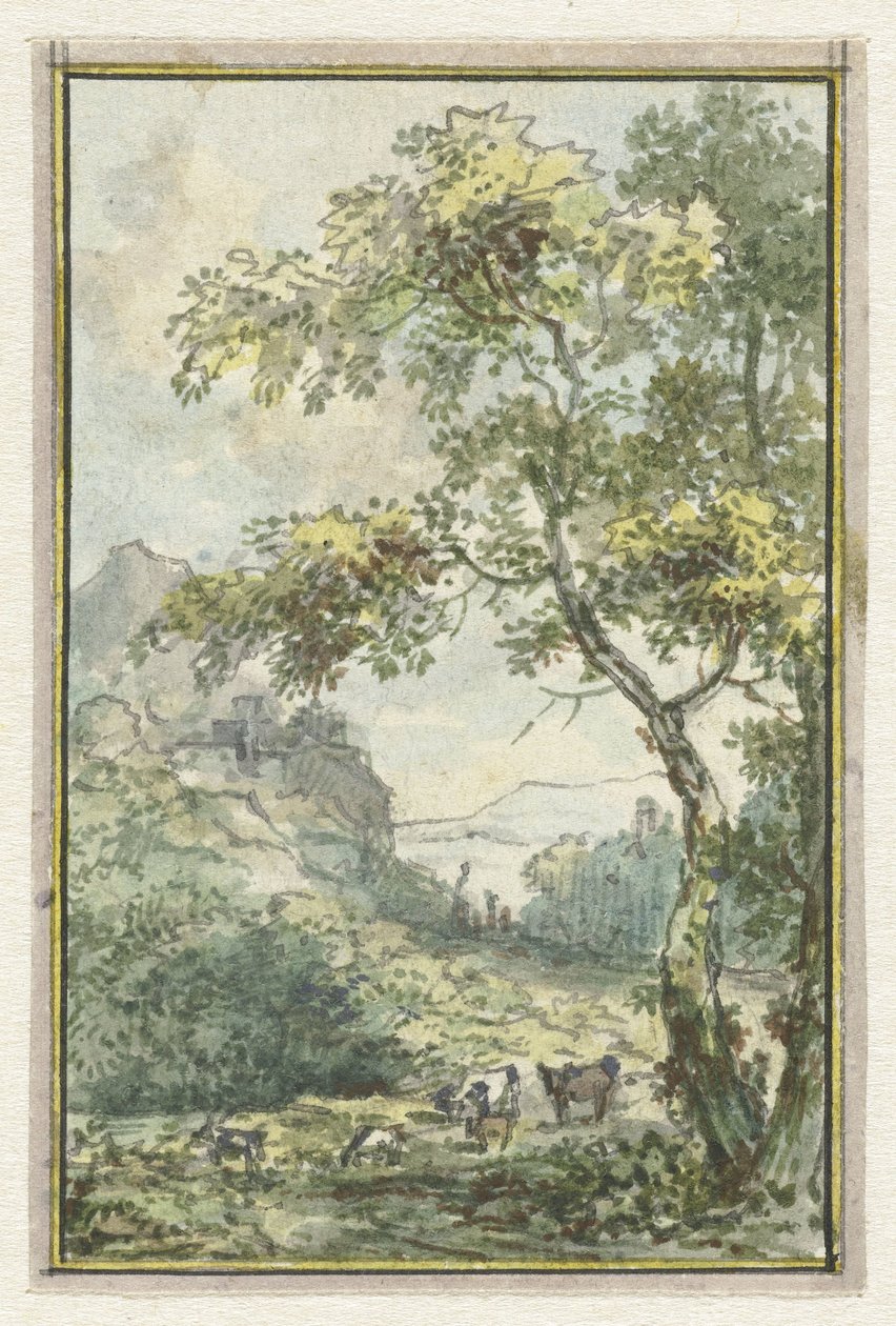 Paisaje con ganado de Jurriaan Andriessen
