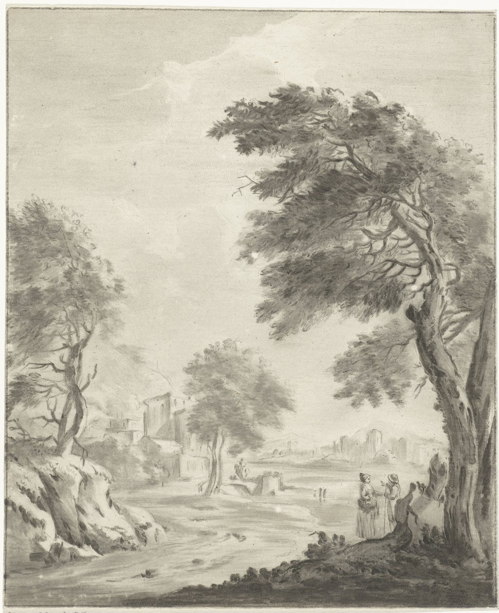 Paisaje con carretera de Jurriaan Cootwijck