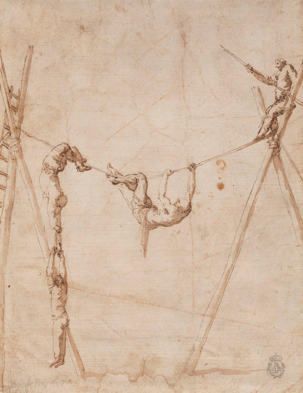 Acróbatas en la cuerda de Jusepe de Ribera