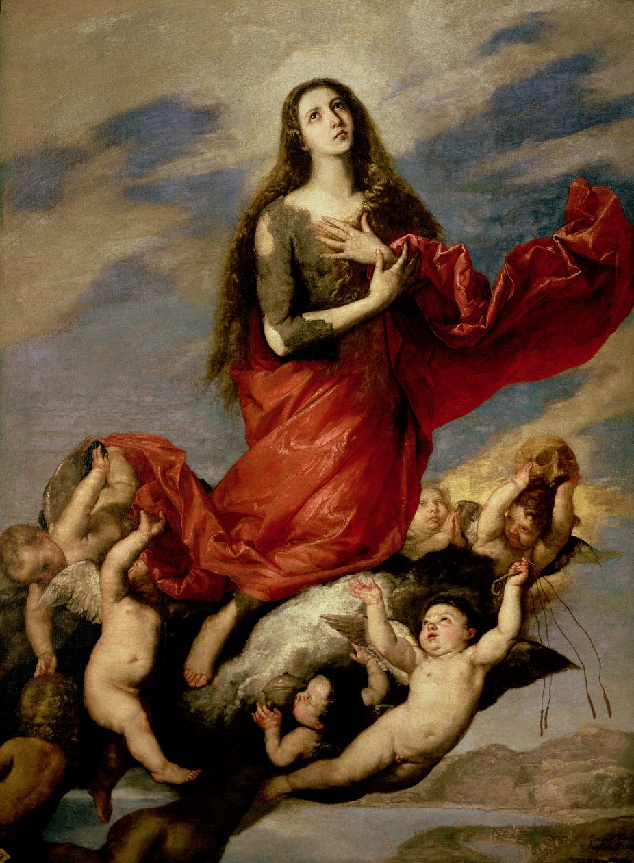La Asunción de María Magdalena, 1636 de Jusepe de Ribera