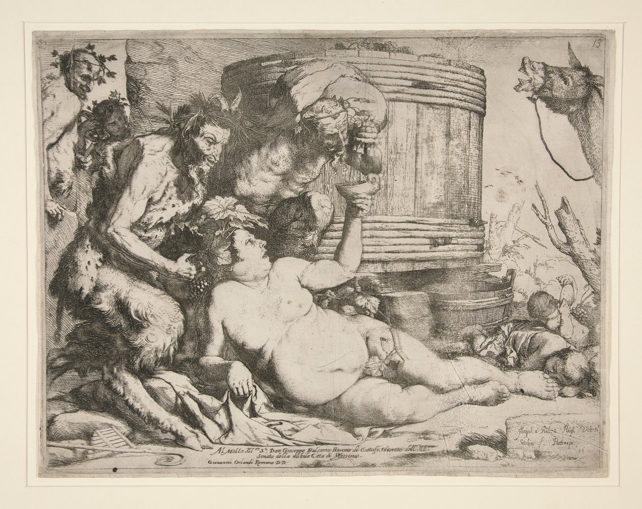 Bacanal (Silenus borracho) de Jusepe de Ribera