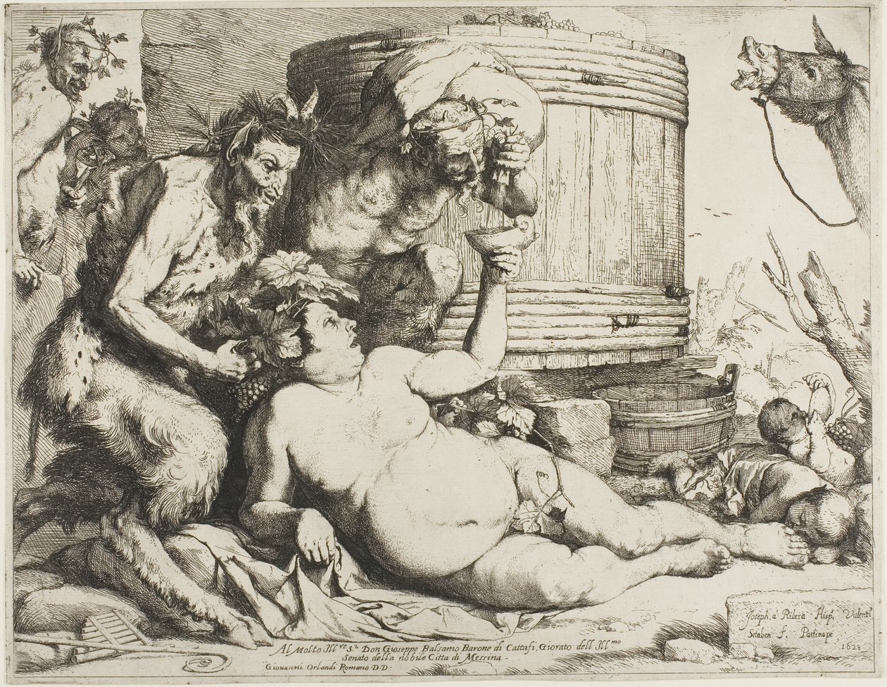 Silenus borracho de Jusepe de Ribera