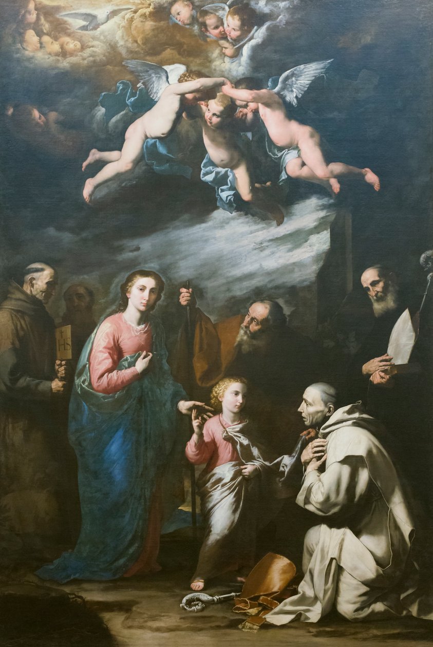Trinidad terrenal con el padre eterno de Jusepe de Ribera