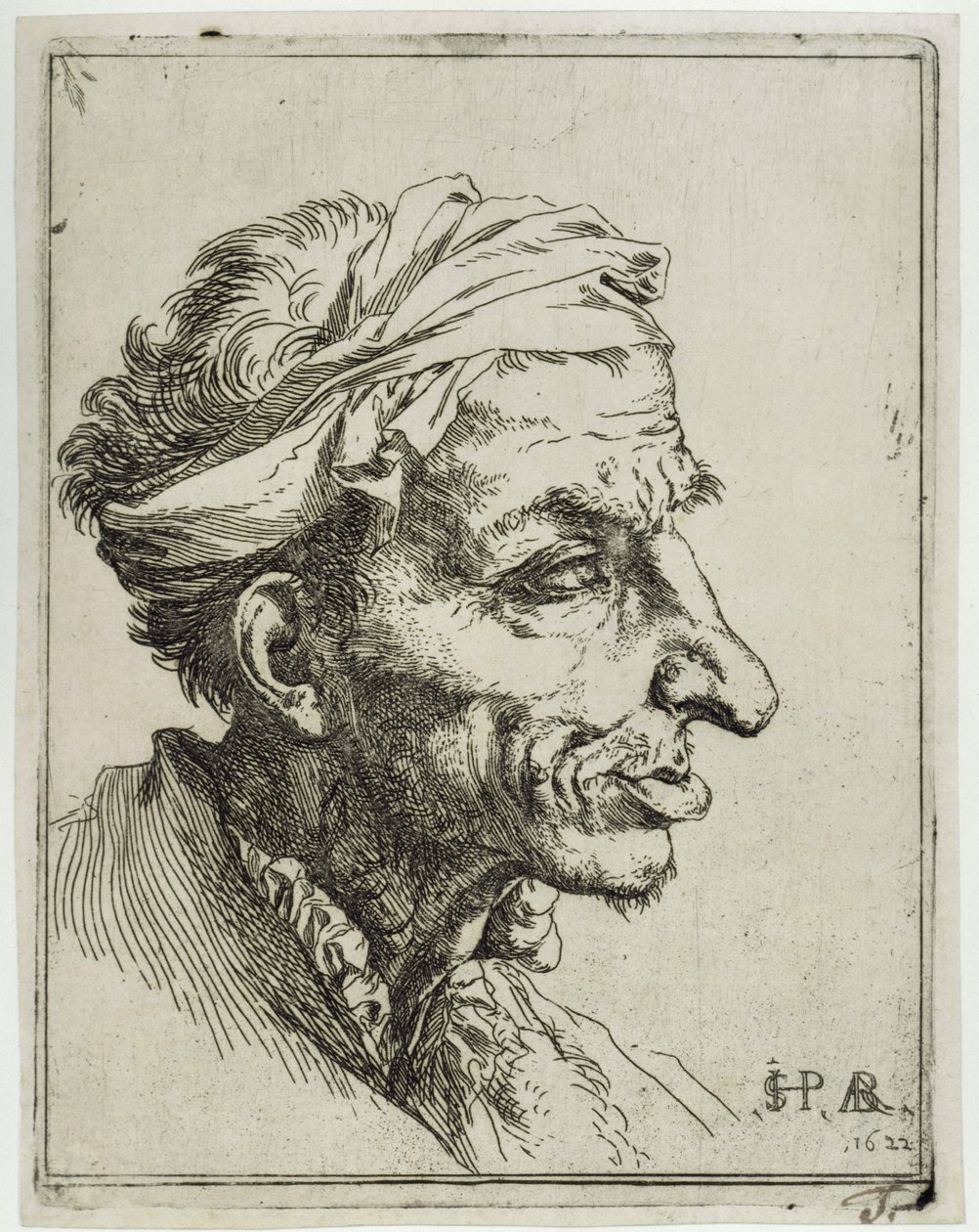 Pequeña cabeza grotesca de Jusepe de Ribera