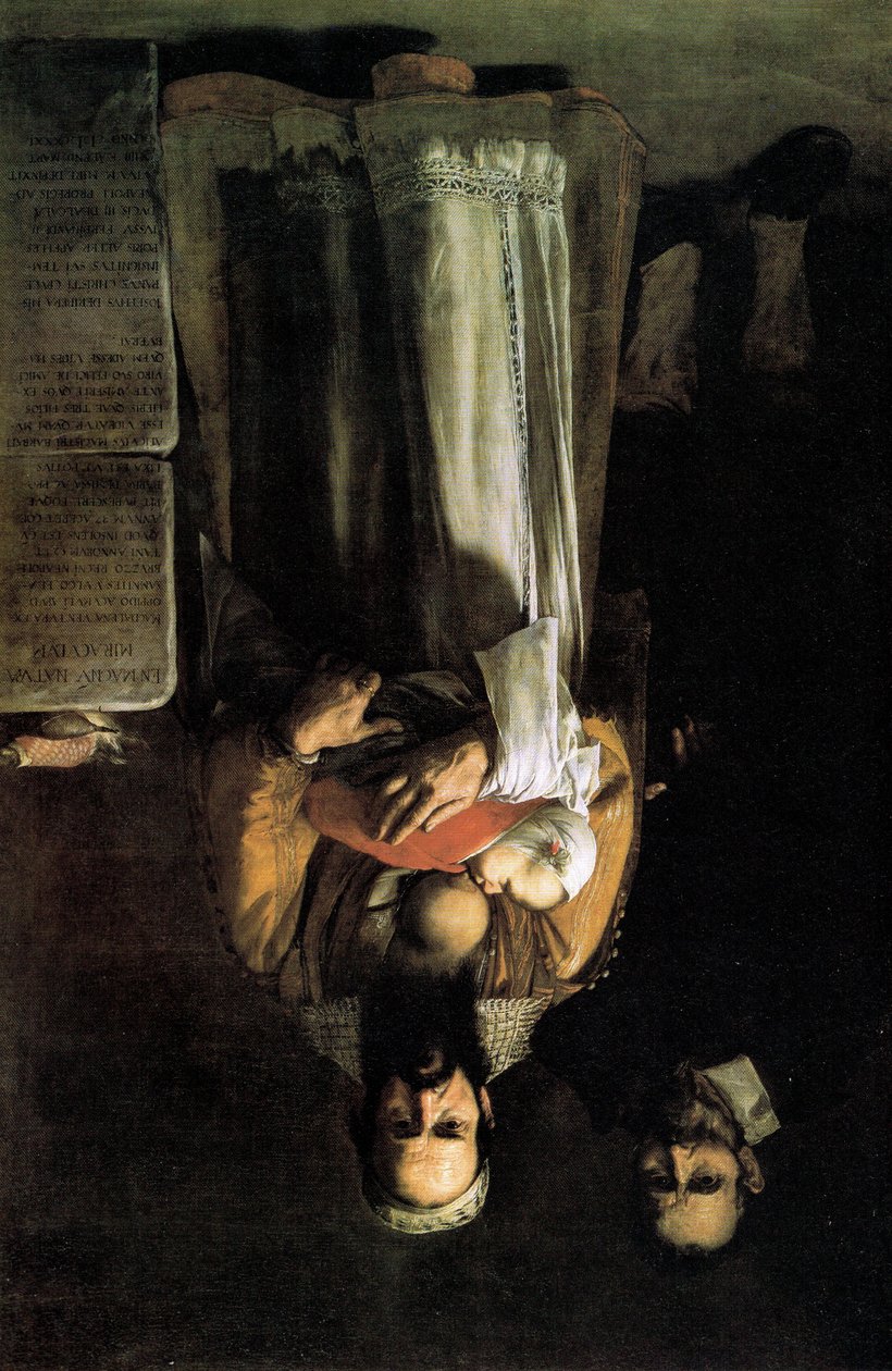 Magdalena Ventura con su marido y su hijo de Jusepe de Ribera