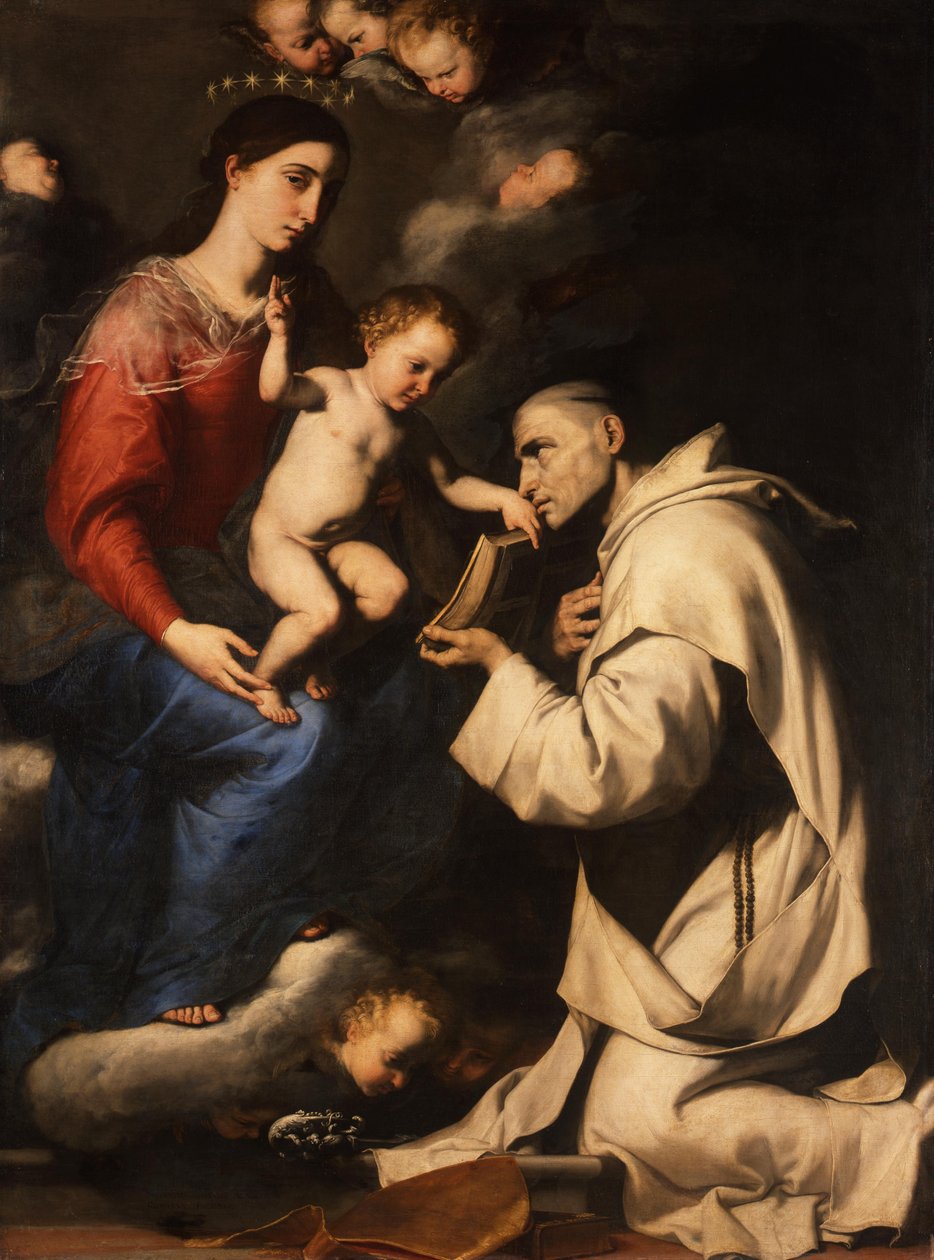 María con el Niño y San Bruno de Jusepe de Ribera