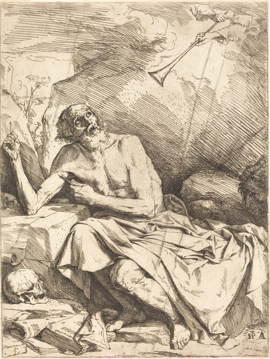 San Jerónimo Escuchando la Trompeta del Juicio Final de Jusepe de Ribera