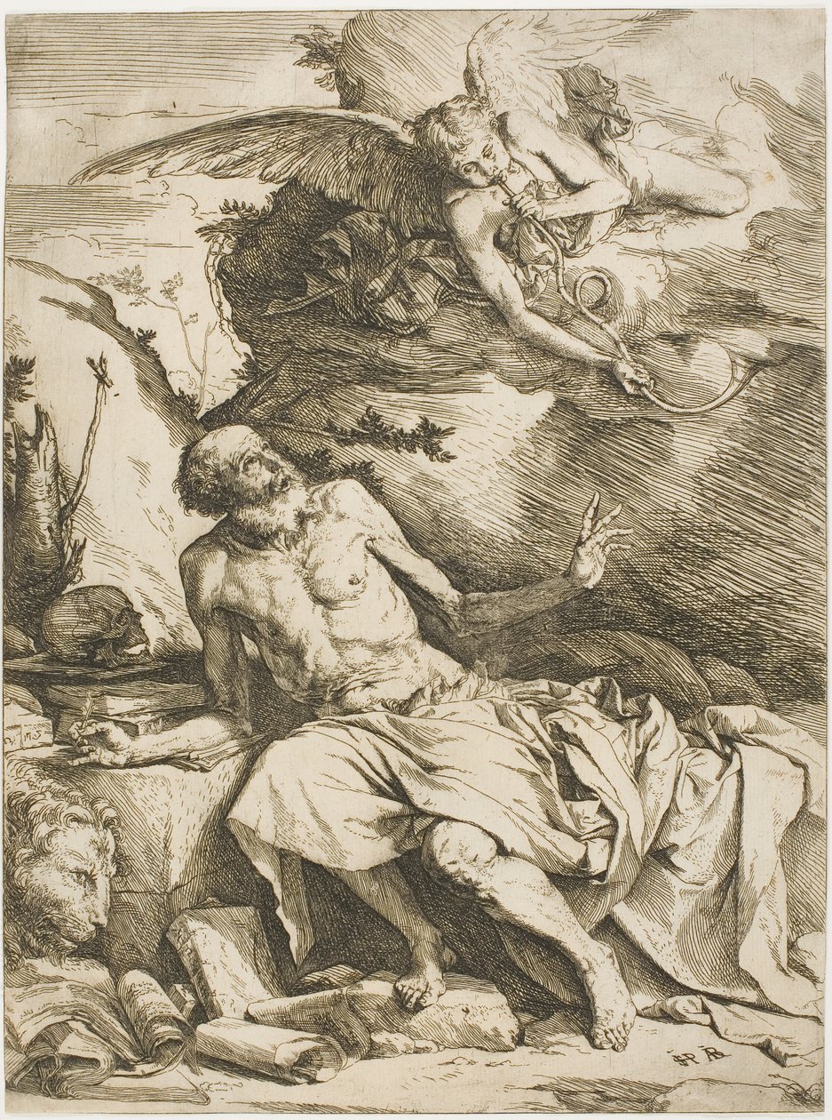San Jerónimo Escuchando la Trompeta del Juicio Final de Jusepe de Ribera