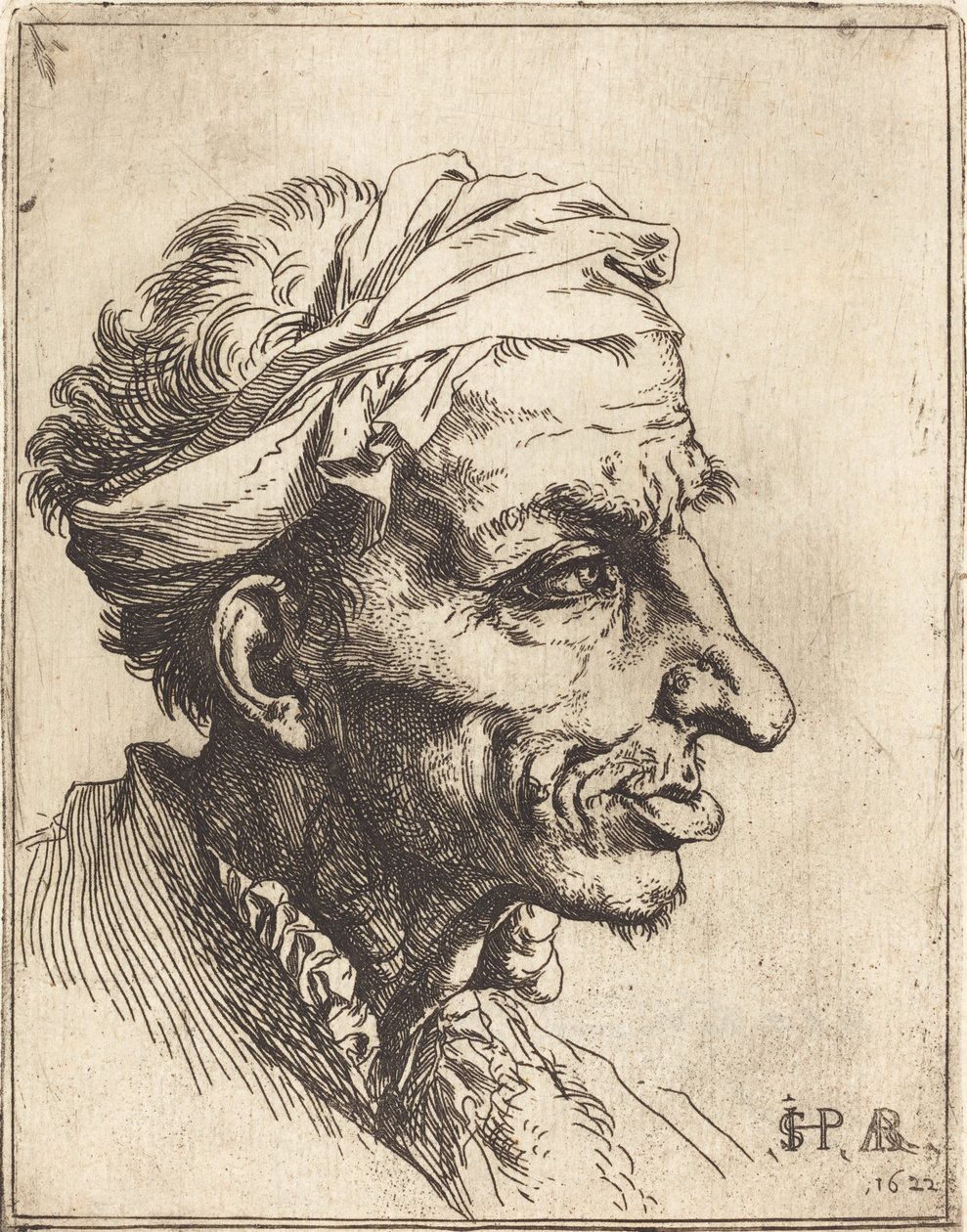 Pequeña Cabeza Grotesca de Jusepe de Ribera