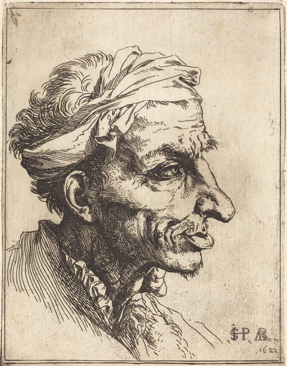 Pequeña cabeza grotesca de Jusepe de Ribera
