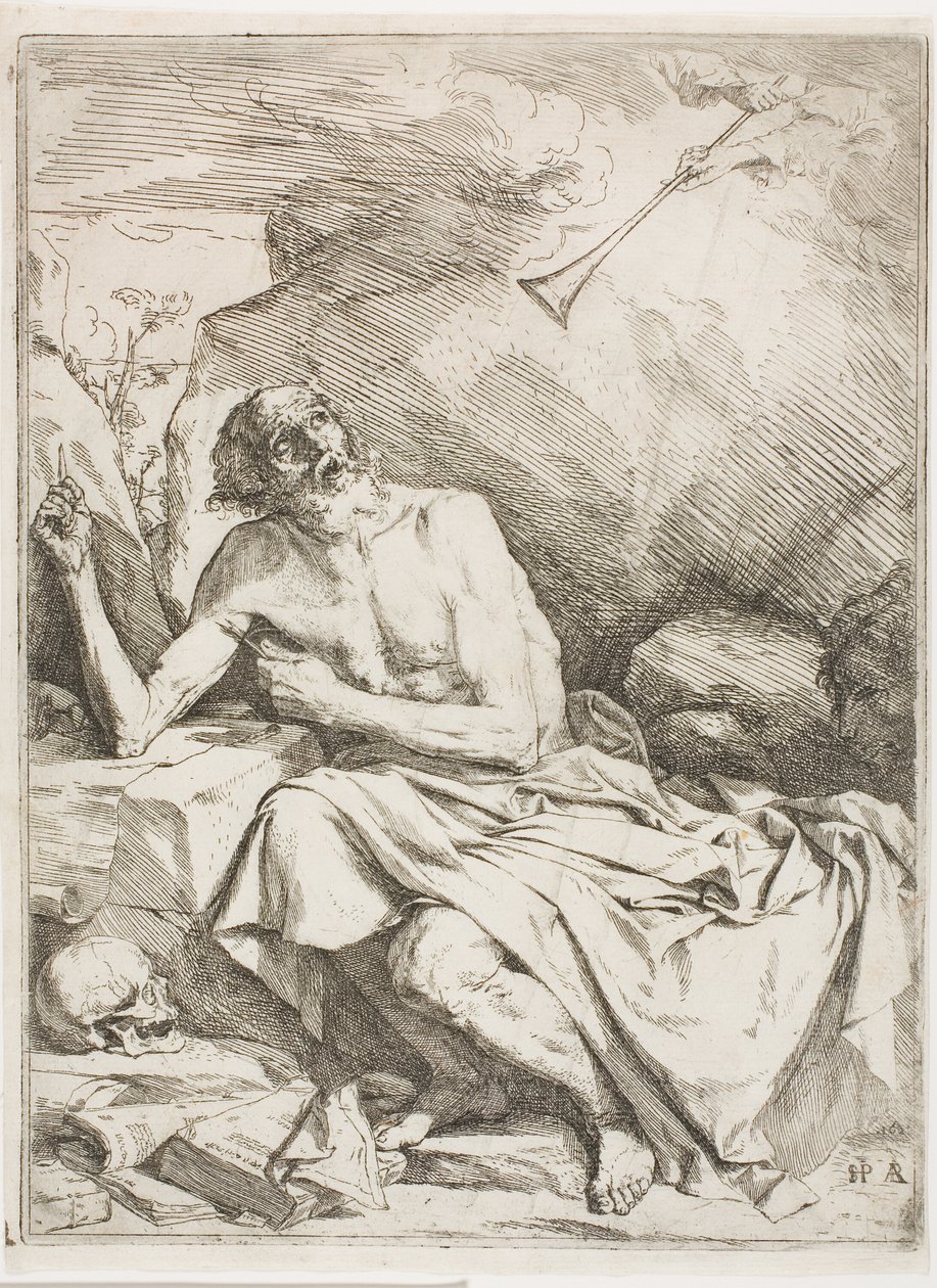 San Jerónimo escuchando la trompeta del Juicio Final de Jusepe de Ribera