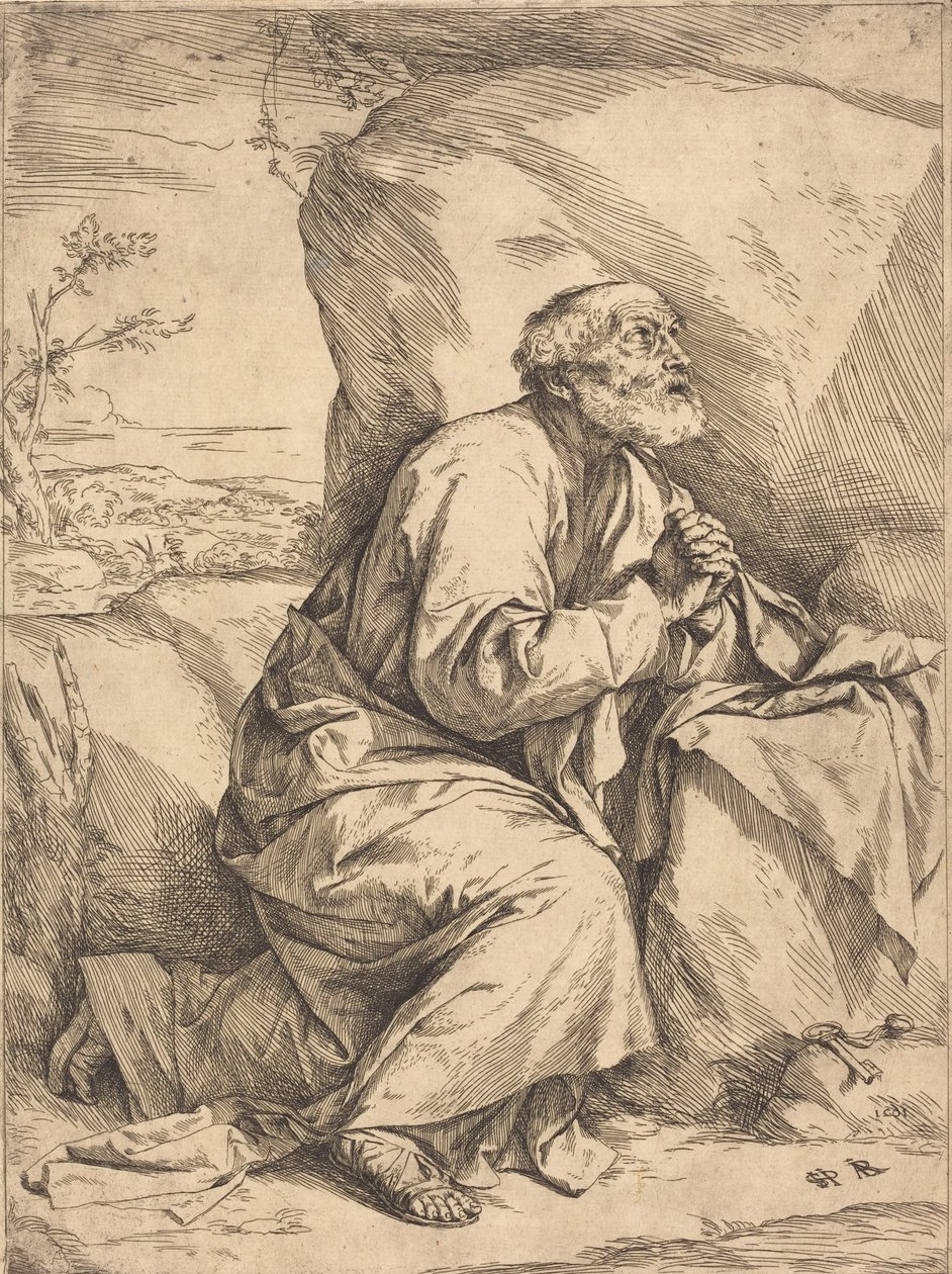 El arrepentimiento de San Pedro de Jusepe de Ribera