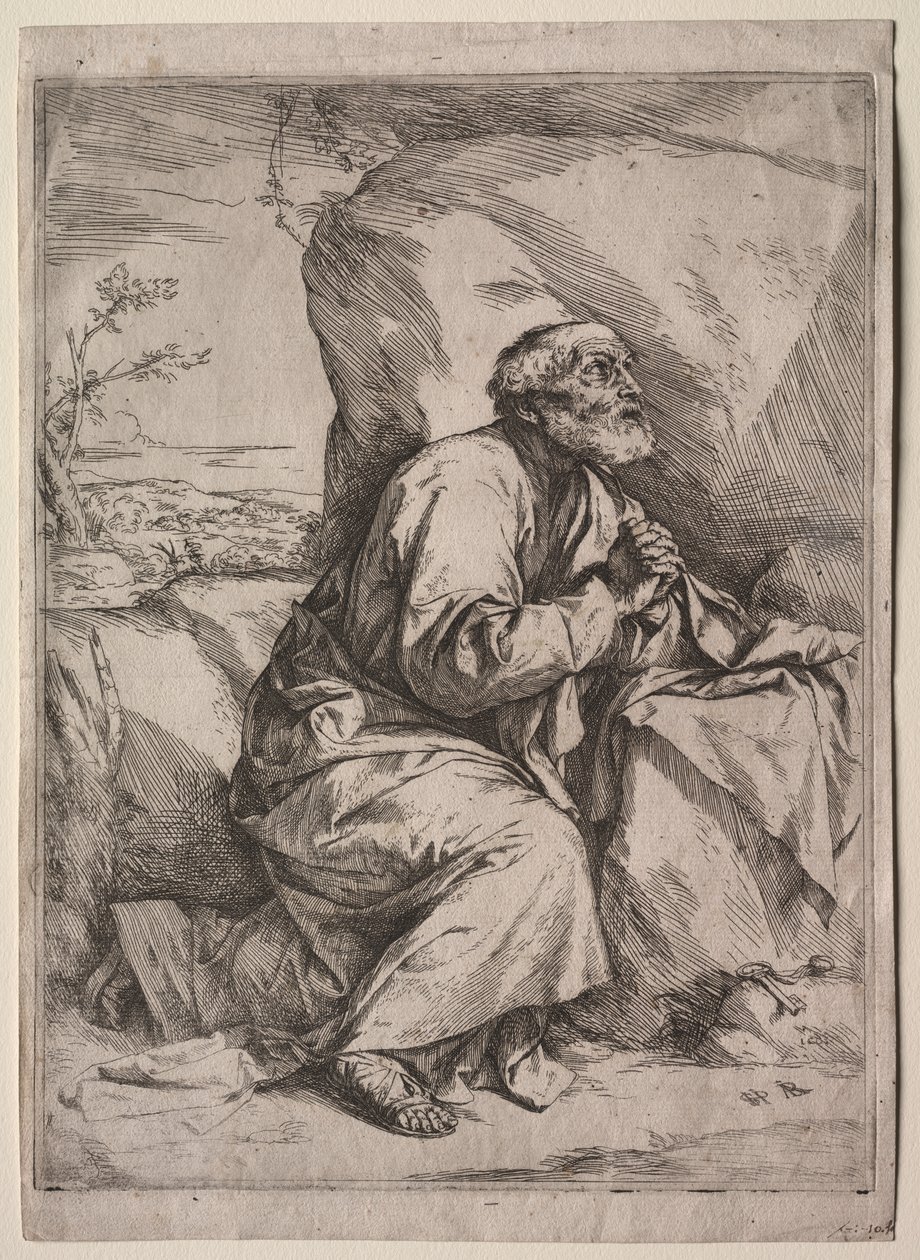 The Penitent St. Peter de Jusepe de Ribera
