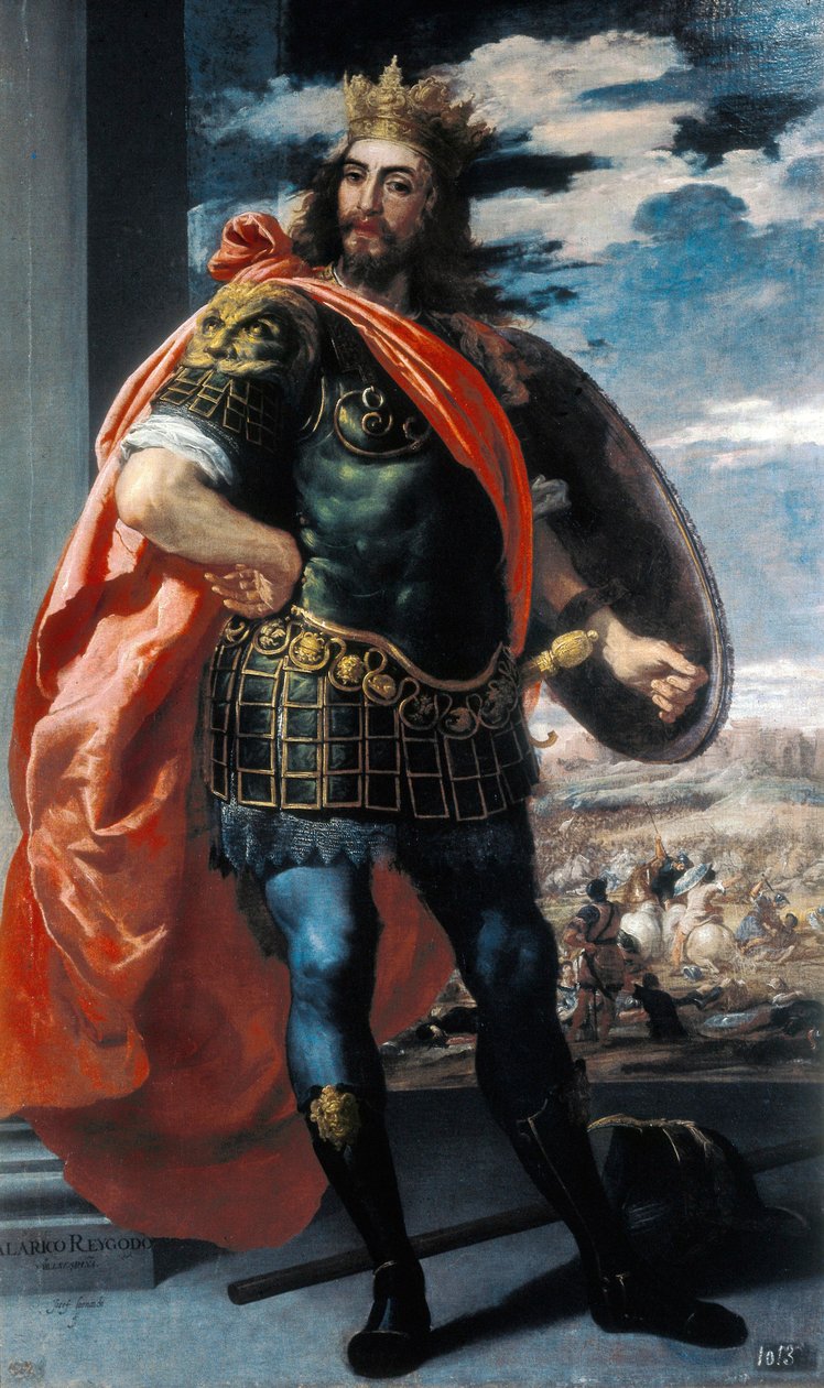 Representación del rey visigodo Alarico II de Jusepe or Jose (c.1605 1656) Leonardo