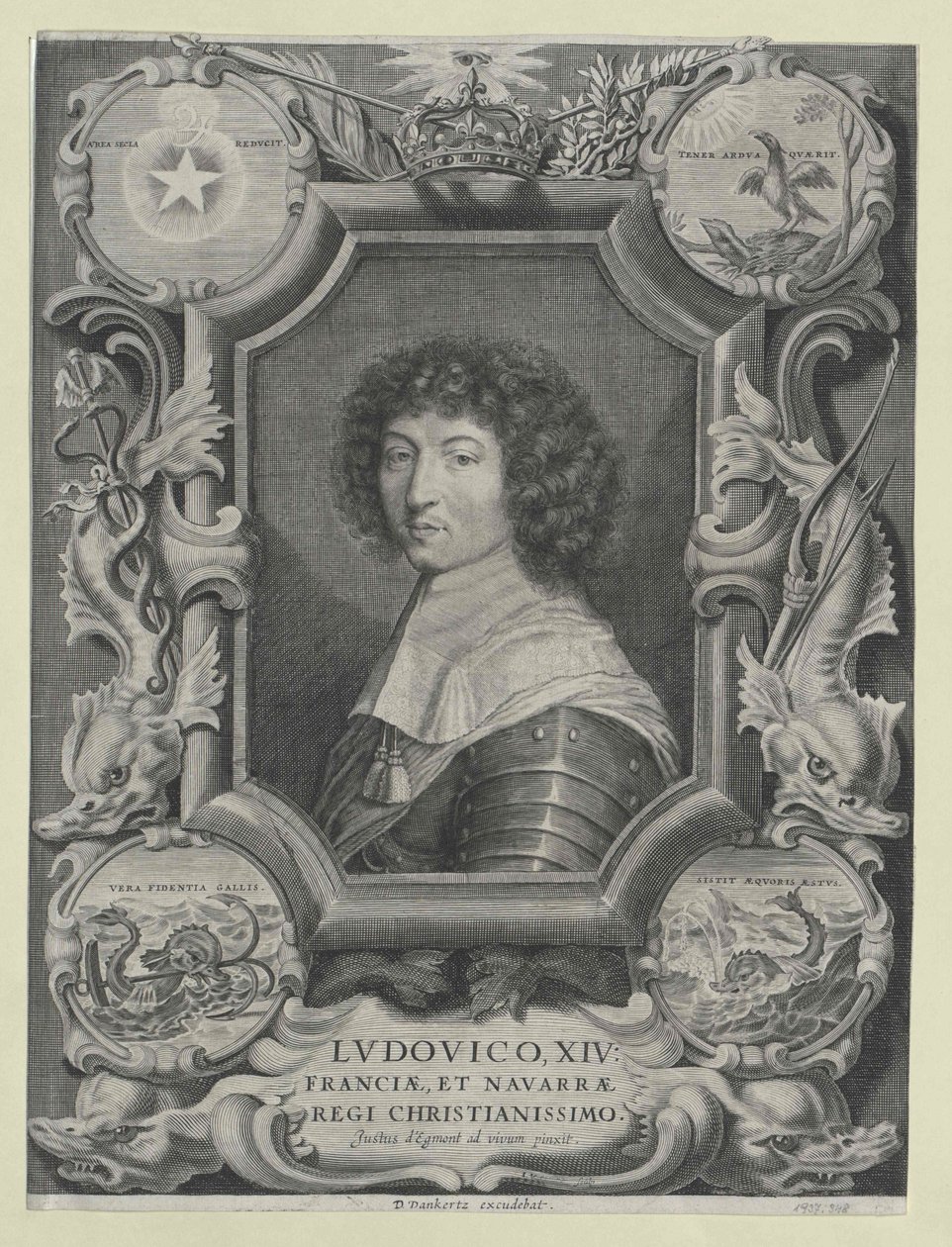 Rey de Francia Luis XIV de Justus van Egmont