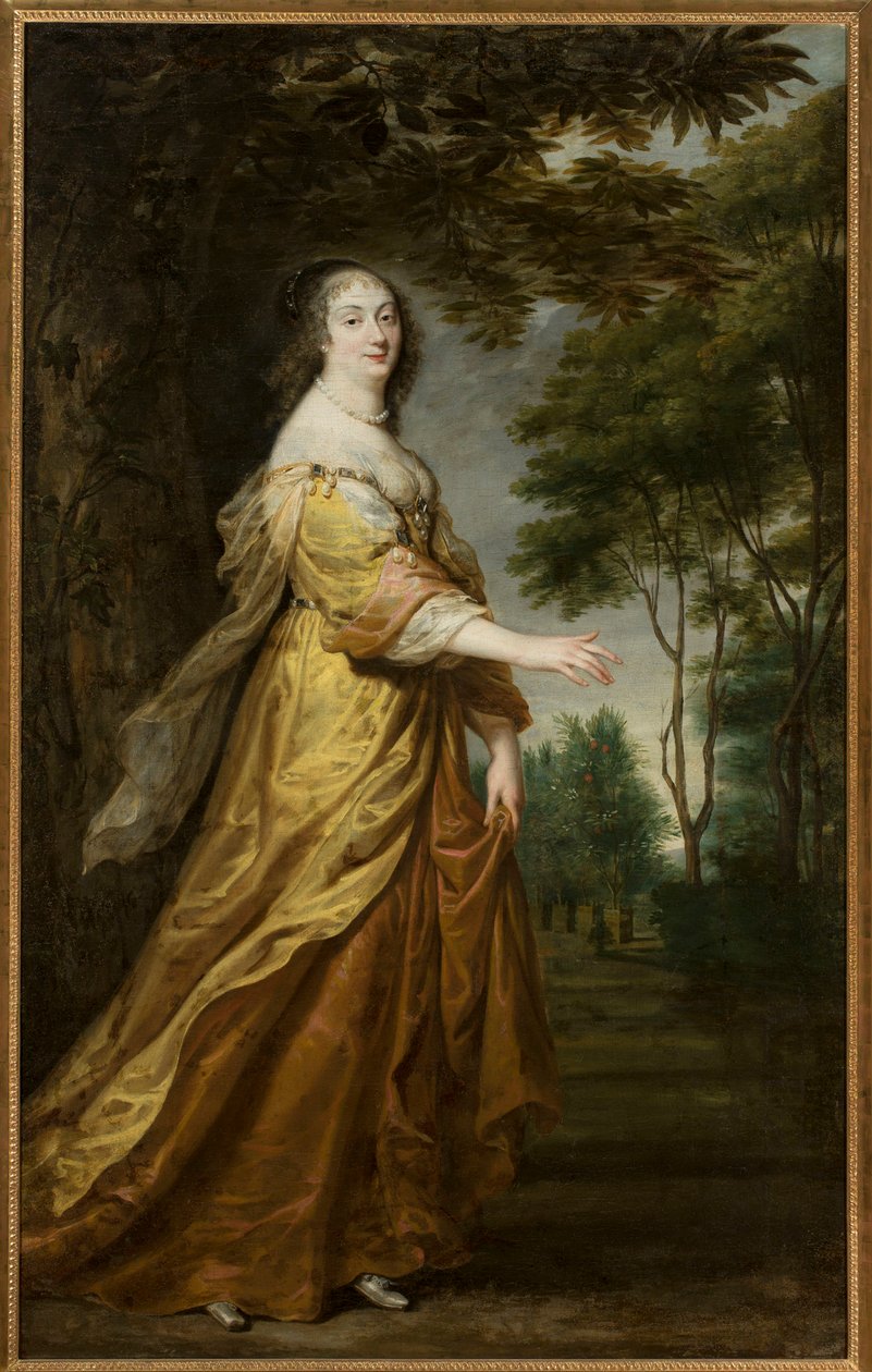 Retrato de María Luisa Gonzaga (1611-1667), Reina de Polonia de Justus van Egmont