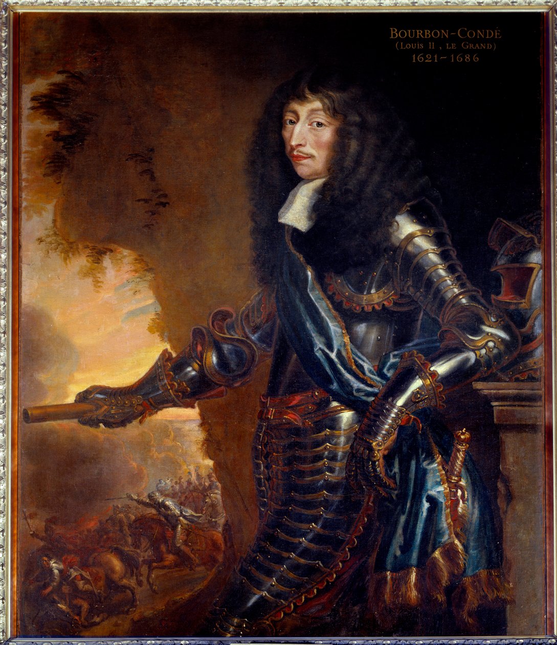Retrato de cuerpo entero del Gran Condé, Luis II Príncipe de Borbón (1621-1686) de Justus van Egmont